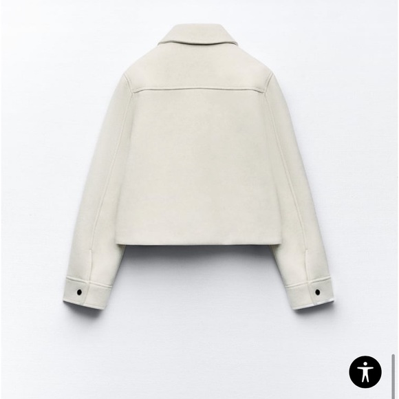 Zara cropped gray jacket - Picture 4 of 4